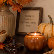 Load image into Gallery viewer, Amber Pumpkin Candle
