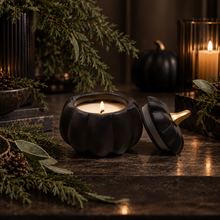 Load image into Gallery viewer, Black Pumpkin Candle
